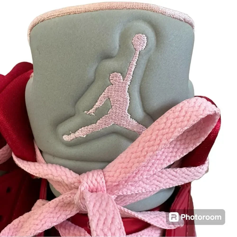 Air Jordan 5 Retro GG 'Valentines Day' Red Pink Kids Size 6.5Y 4408…